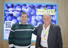 Yair Bar-Hai from Israel's Lucky Berry Ltd imports blueberries from Dr. Ing. Alejandro Pannunzio from Berries De Sol in Argentina. 